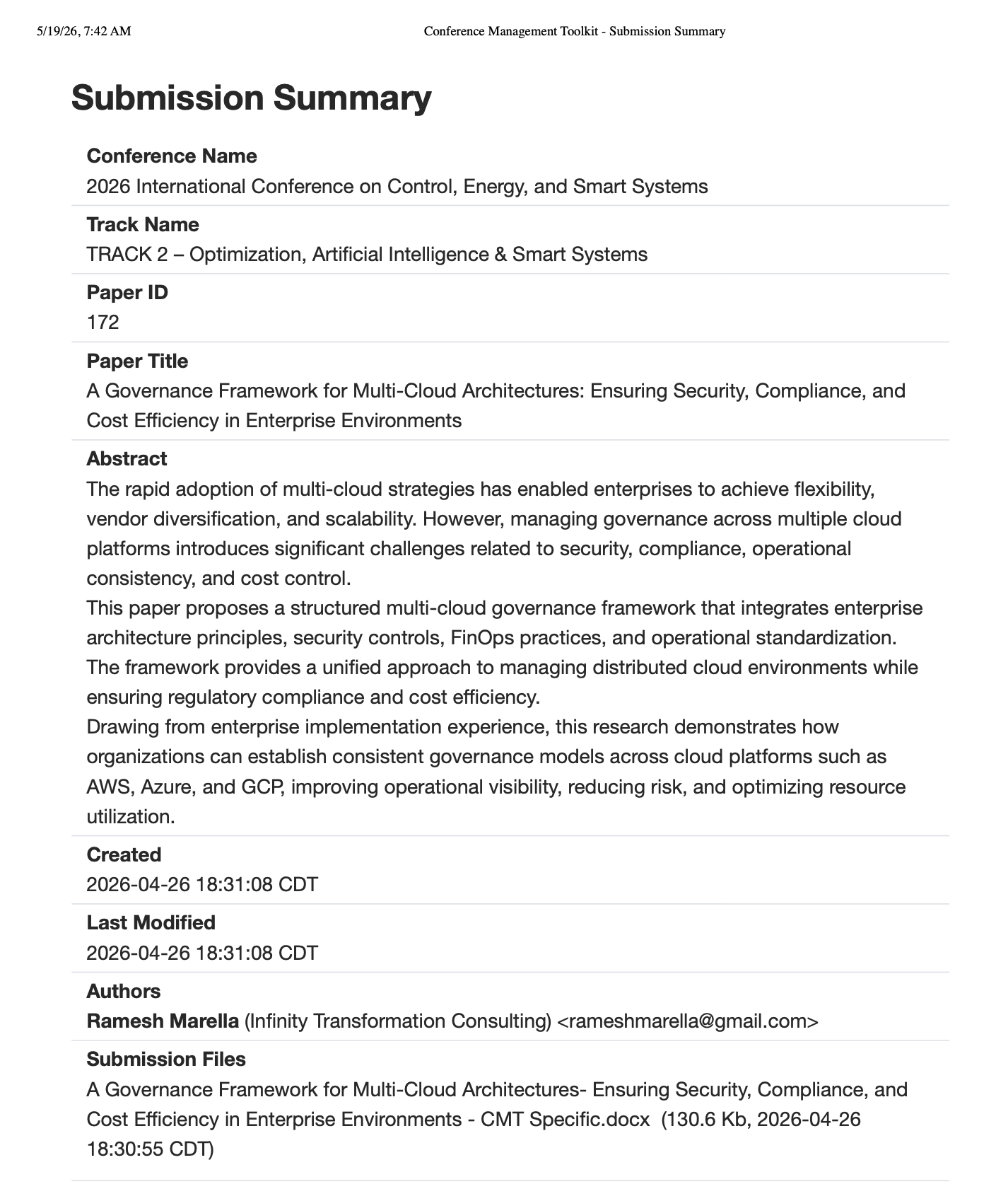 CESS 2026 Submission